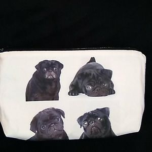 NEW- Bag- Black Pugs